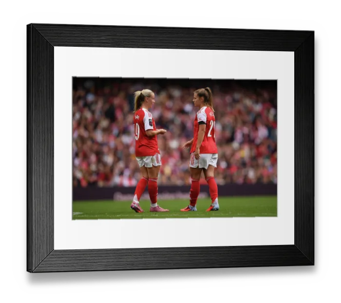 Framed Print : Arsenal v Aston Villa - Barclays Women's Super League Arsenal v Aston Villa - Barclays Women's Super League