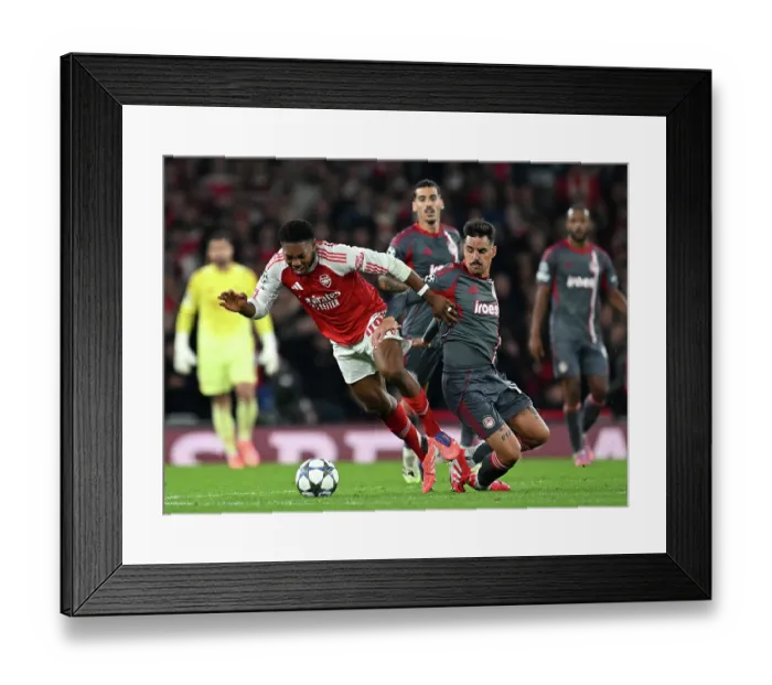 Framed Print : Arsenal FC v Olympiacos FC - UEFA Champions League 2025 / 26 League Phase MD2 Framed Print : Arsenal FC v Olympiacos FC - UEFA Champions League 2025 / 26 League Phase MD2