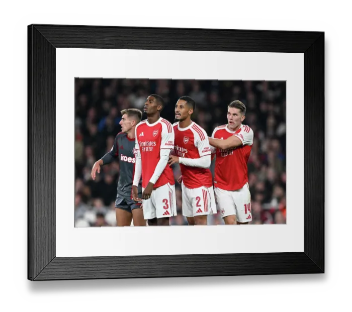 Framed Print : Arsenal FC v Olympiacos FC - UEFA Champions League 2025 / 26 League Phase MD2 Framed Print : Arsenal FC v Olympiacos FC - UEFA Champions League 2025 / 26 League Phase MD2