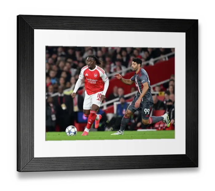 Framed Print : Arsenal FC v Olympiacos FC - UEFA Champions League 2025 / 26 League Phase MD2
