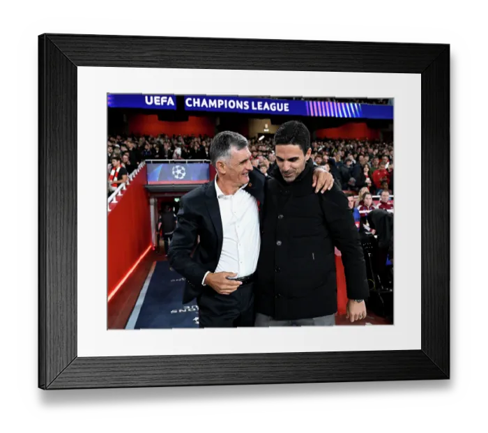 Framed Print : Arsenal FC v Olympiacos FC - UEFA Champions League 2025 / 26 League Phase MD2