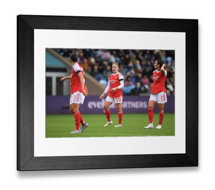Framed Print : Manchester City v Arsenal - Barclays Women's Super League Manchester City v Arsenal - Barclays Women's Super League