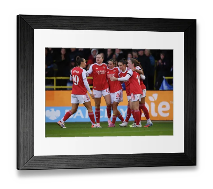 Framed Print : Manchester City v Arsenal - Barclays Women's Super League Manchester City v Arsenal - Barclays Women's Super League