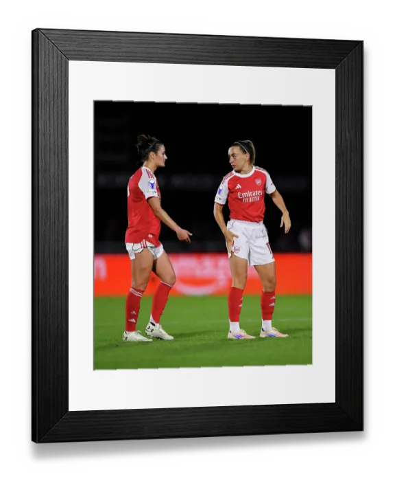 Framed Print : Arsenal FC v OL Lyonnes - UEFA Women's Champions League 2025 / 26 League Phase MD1 Arsenal FC v OL Lyonnes - UEFA Women's Champions League 2025 / 26 League Phase MD1