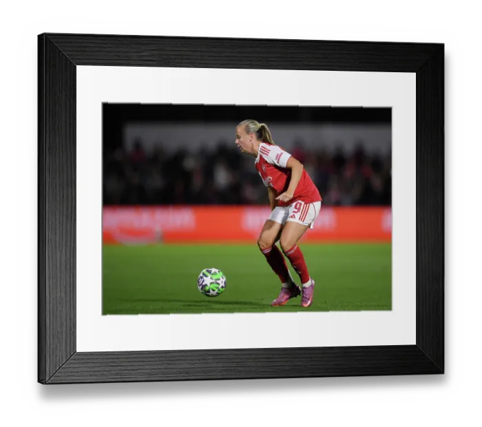 Framed Print : Arsenal FC v OL Lyonnes - UEFA Women's Champions League 2025 / 26 League Phase MD1 Arsenal FC v OL Lyonnes - UEFA Women's Champions League 2025 / 26 League Phase MD1