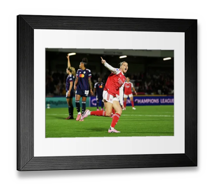 Framed Print : Arsenal FC v OL Lyonnes - UEFA Women's Champions League 2025 / 26 League Phase MD1 Arsenal FC v OL Lyonnes - UEFA Women's Champions League 2025 / 26 League Phase MD1