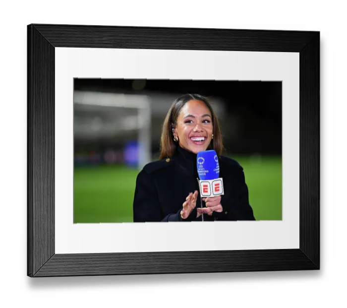 Framed Print : Arsenal FC v OL Lyonnes - UEFA Women's Champions League 2025 / 26 League Phase MD1 Arsenal FC v OL Lyonnes - UEFA Women's Champions League 2025 / 26 League Phase MD1
