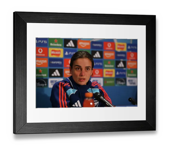 Framed Print : Arsenal FC v OL Lyonnes - UEFA Women's Champions League 2025 / 26 League Phase MD1 Arsenal FC v OL Lyonnes - UEFA Women's Champions League 2025 / 26 League Phase MD1