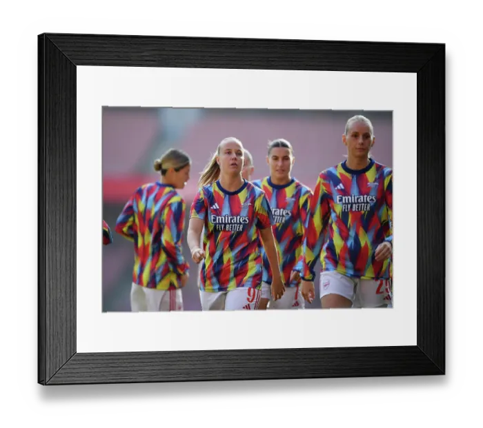 Framed Print : Arsenal v Brighton & Hove Albion - Barclays Women's Super League Arsenal v Brighton & Hove Albion - Barclays Women's Super League