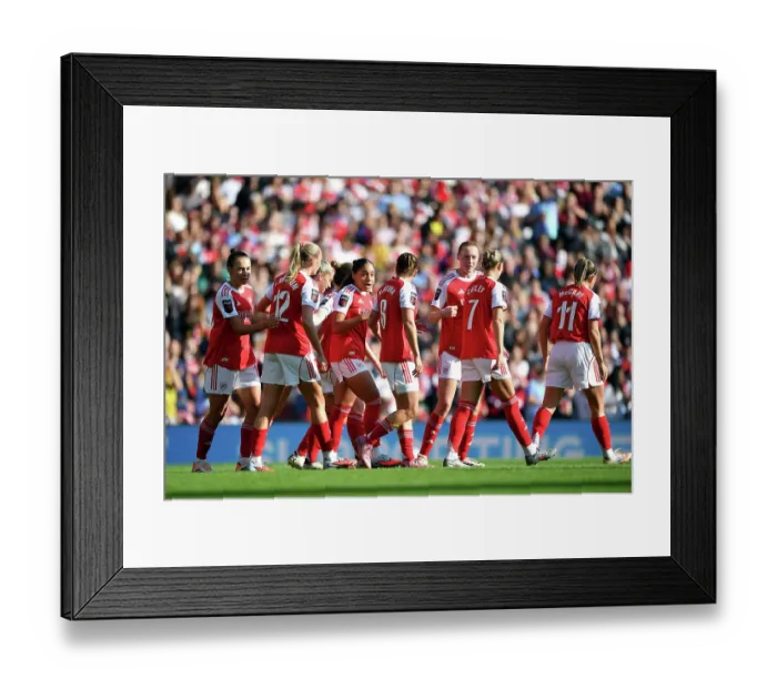 Framed Print : Arsenal v Brighton & Hove Albion - Barclays Women's Super League Arsenal v Brighton & Hove Albion - Barclays Women's Super League