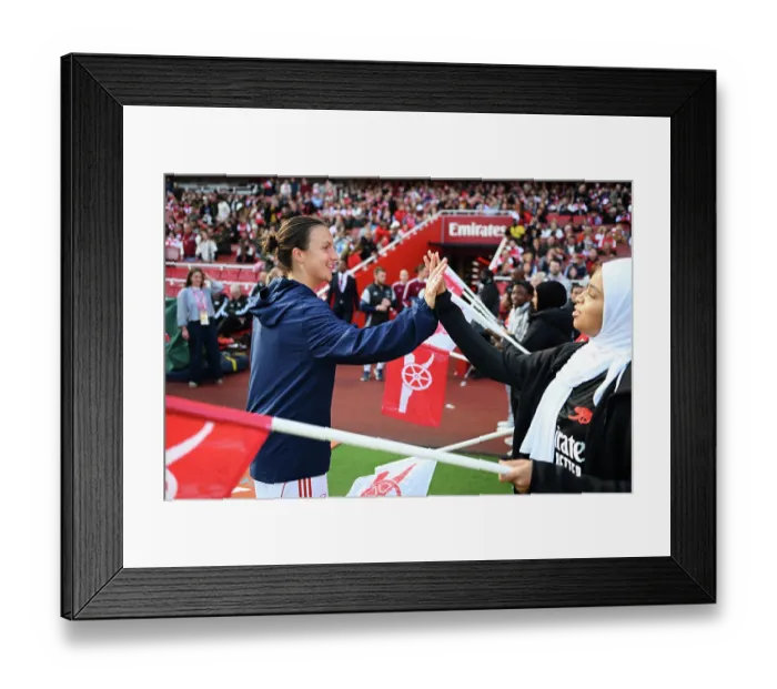 Framed Print : Arsenal v Brighton & Hove Albion - Barclays Women's Super League Arsenal v Brighton & Hove Albion - Barclays Women's Super League