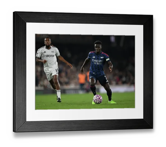 Framed Print : Fulham v Arsenal - Premier League