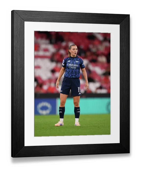 Framed Print : SL Benfica v Arsenal FC - UEFA Women's Champions League 2025 / 26 League Phase MD2 SL Benfica v Arsenal FC - UEFA Women's Champions League 2025 / 26 League Phase MD2