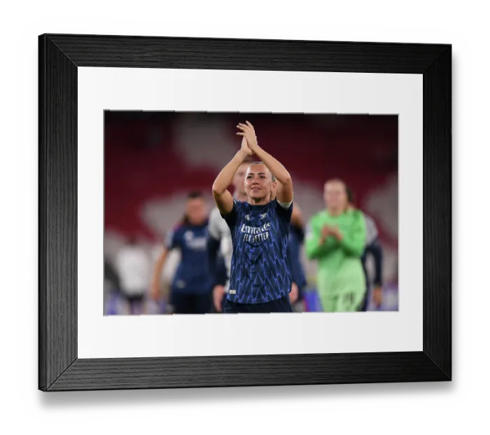 Framed Print : SL Benfica v Arsenal FC - UEFA Women's Champions League 2025 / 26 League Phase MD2 SL Benfica v Arsenal FC - UEFA Women's Champions League 2025 / 26 League Phase MD2