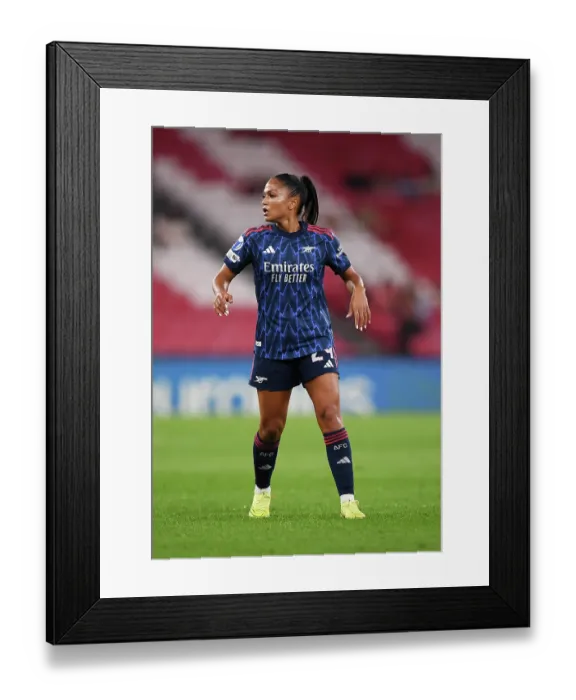 Framed Print : SL Benfica v Arsenal FC - UEFA Women's Champions League 2025 / 26 League Phase MD2 SL Benfica v Arsenal FC - UEFA Women's Champions League 2025 / 26 League Phase MD2