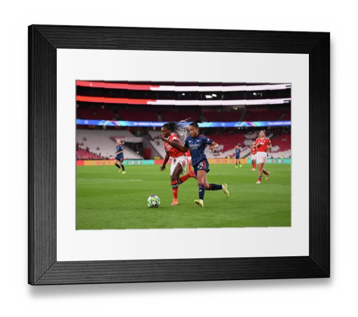 Framed Print : SL Benfica v Arsenal FC - UEFA Women's Champions League 2025 / 26 League Phase MD2 SL Benfica v Arsenal FC - UEFA Women's Champions League 2025 / 26 League Phase MD2