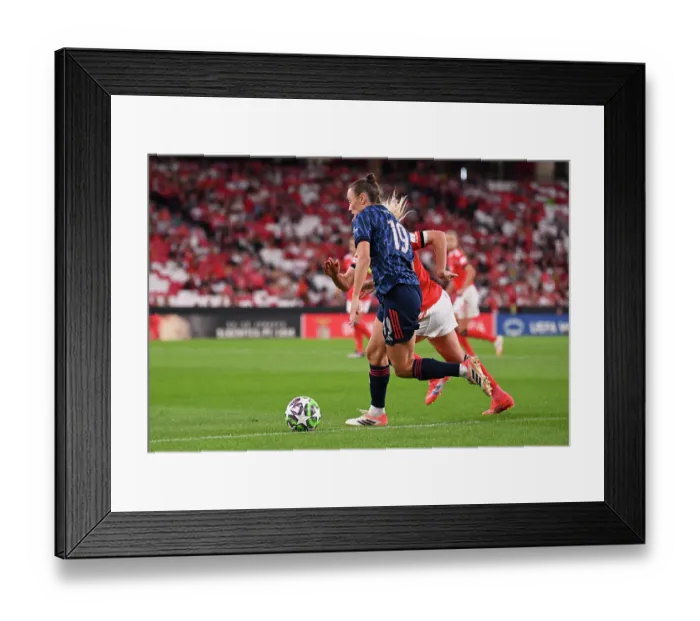 Framed Print : SL Benfica v Arsenal FC - UEFA Women's Champions League 2025 / 26 League Phase MD2 SL Benfica v Arsenal FC - UEFA Women's Champions League 2025 / 26 League Phase MD2