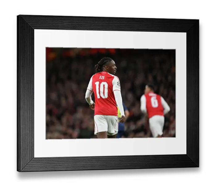 Framed Print : Arsenal FC v Atletico de Madrid - UEFA Champions League 2025 / 26 League Phase MD3 Framed Print : Arsenal FC v Atletico de Madrid - UEFA Champions League 2025 / 26 League Phase MD3