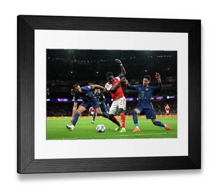 Framed Print : Arsenal FC v Atletico de Madrid - UEFA Champions League 2025 / 26 League Phase MD3
