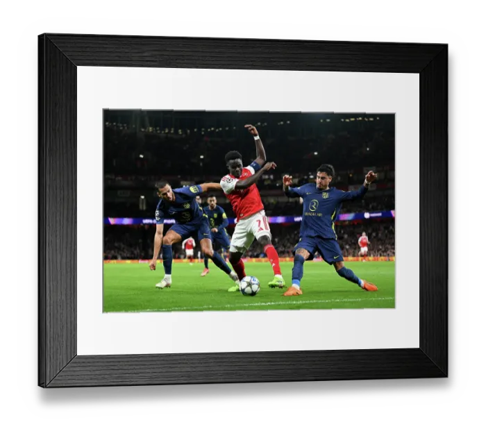 Framed Print : Arsenal FC v Atletico de Madrid - UEFA Champions League 2025 / 26 League Phase MD3