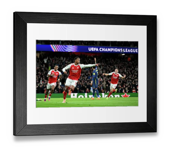 Framed Print : Arsenal FC v Atletico de Madrid - UEFA Champions League 2025 / 26 League Phase MD3