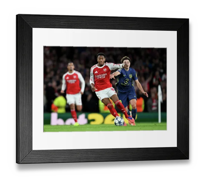 Framed Print : Arsenal FC v Atletico de Madrid - UEFA Champions League 2025 / 26 League Phase MD3 Framed Print : Arsenal FC v Atletico de Madrid - UEFA Champions League 2025 / 26 League Phase MD3
