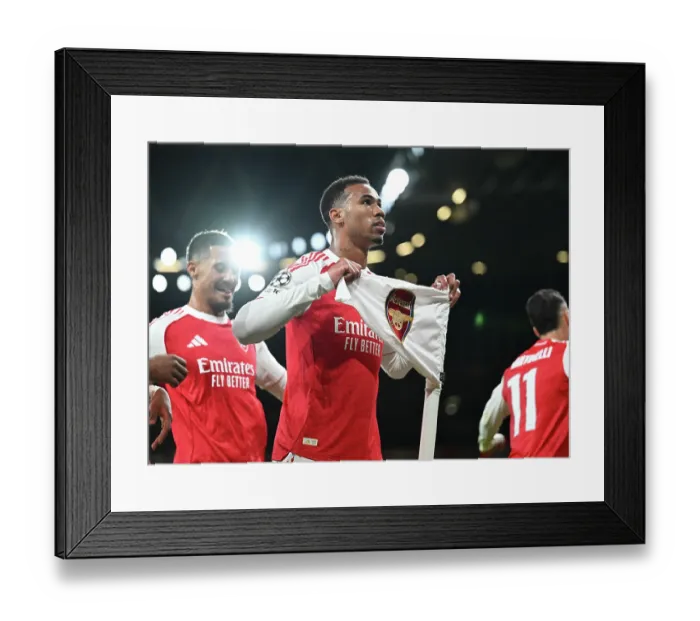 Framed Print : Arsenal FC v Atletico de Madrid - UEFA Champions League 2025 / 26 League Phase MD3