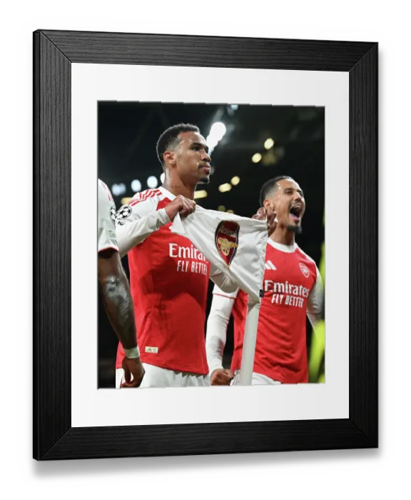Framed Print : Arsenal FC v Atletico de Madrid - UEFA Champions League 2025 / 26 League Phase MD3