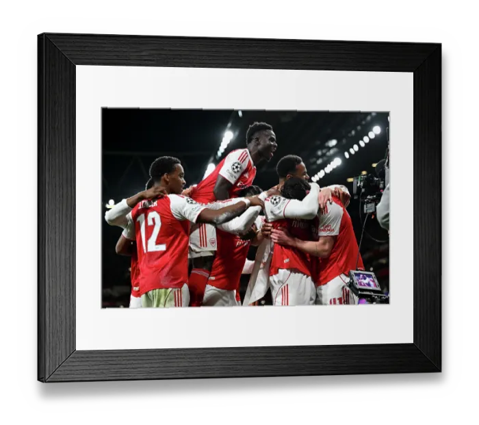 Framed Print : Arsenal FC v Atletico de Madrid - UEFA Champions League 2025 / 26 League Phase MD3