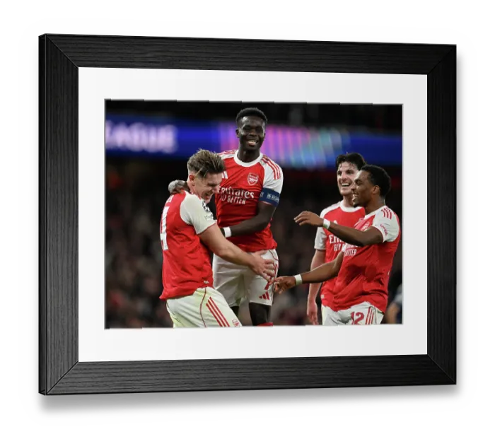 Framed Print : Arsenal FC v Atletico de Madrid - UEFA Champions League 2025 / 26 League Phase MD3