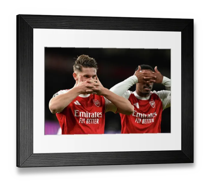 Framed Print : Arsenal FC v Atletico de Madrid - UEFA Champions League 2025 / 26 League Phase MD3 Framed Print : Arsenal FC v Atletico de Madrid - UEFA Champions League 2025 / 26 League Phase MD3
