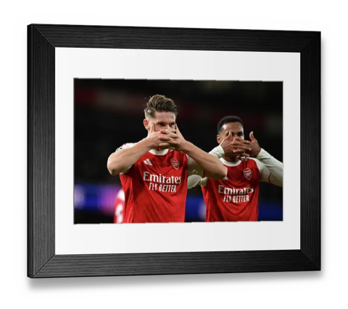 Framed Print : Arsenal FC v Atletico de Madrid - UEFA Champions League 2025 / 26 League Phase MD3