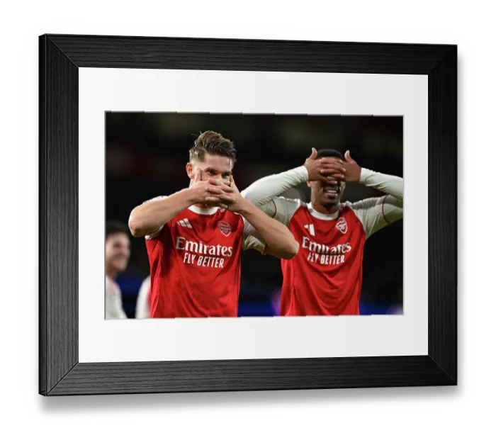 Framed Print : Arsenal FC v Atletico de Madrid - UEFA Champions League 2025 / 26 League Phase MD3