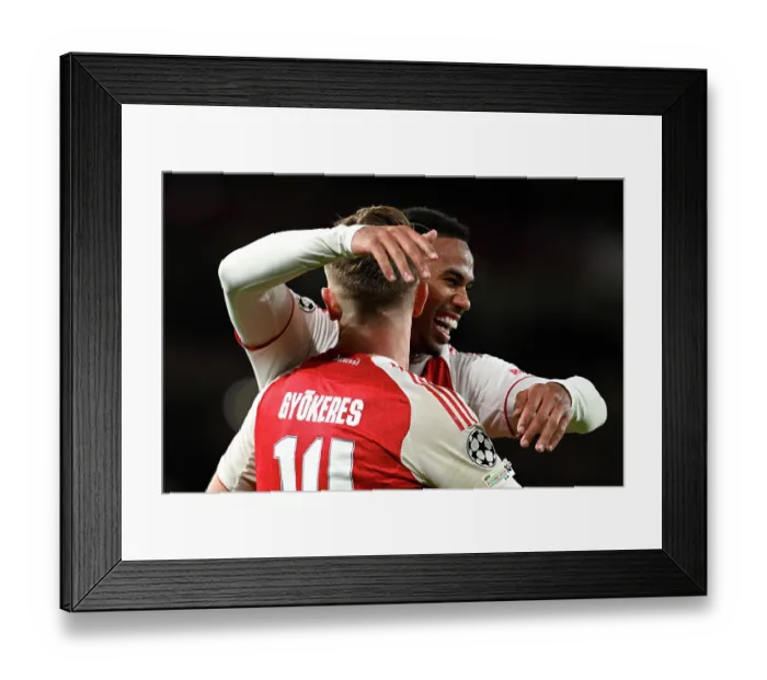 Framed Print : Arsenal FC v Atletico de Madrid - UEFA Champions League 2025 / 26 League Phase MD3