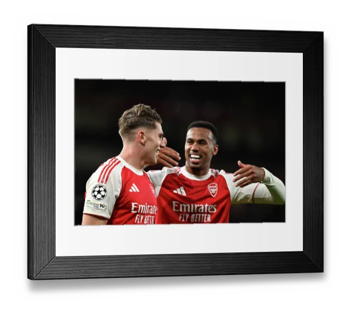 Framed Print : Arsenal FC v Atletico de Madrid - UEFA Champions League 2025 / 26 League Phase MD3 Framed Print : Arsenal FC v Atletico de Madrid - UEFA Champions League 2025 / 26 League Phase MD3