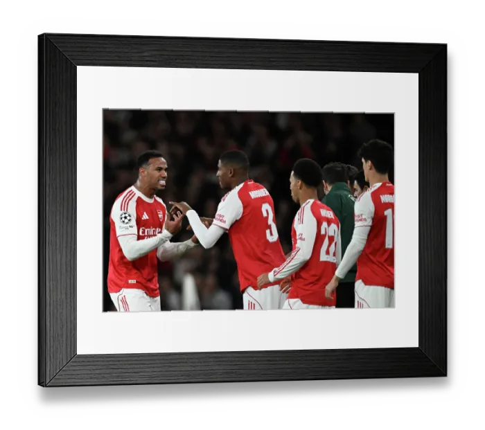 Framed Print : Arsenal FC v Atletico de Madrid - UEFA Champions League 2025 / 26 League Phase MD3