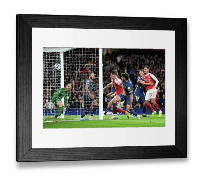 Framed Print : Arsenal FC v Atletico de Madrid - UEFA Champions League 2025 / 26 League Phase MD3