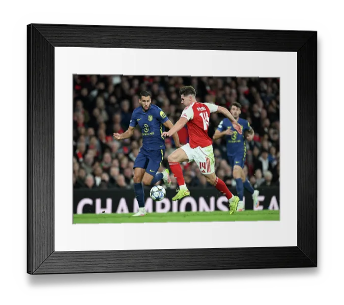 Framed Print : Arsenal FC v Atletico de Madrid - UEFA Champions League 2025 / 26 League Phase MD3