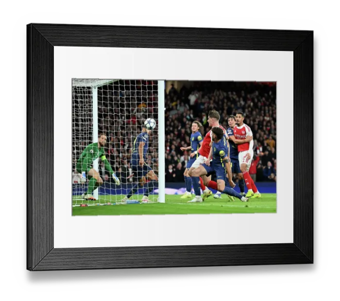 Framed Print : Arsenal FC v Atletico de Madrid - UEFA Champions League 2025 / 26 League Phase MD3 Framed Print : Arsenal FC v Atletico de Madrid - UEFA Champions League 2025 / 26 League Phase MD3