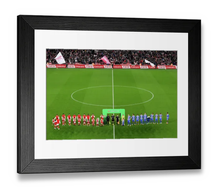 Framed Print : Arsenal v Brighton & Hove Albion - Carabao Cup Fourth Round Arsenal v Brighton & Hove Albion - Carabao Cup Fourth Round