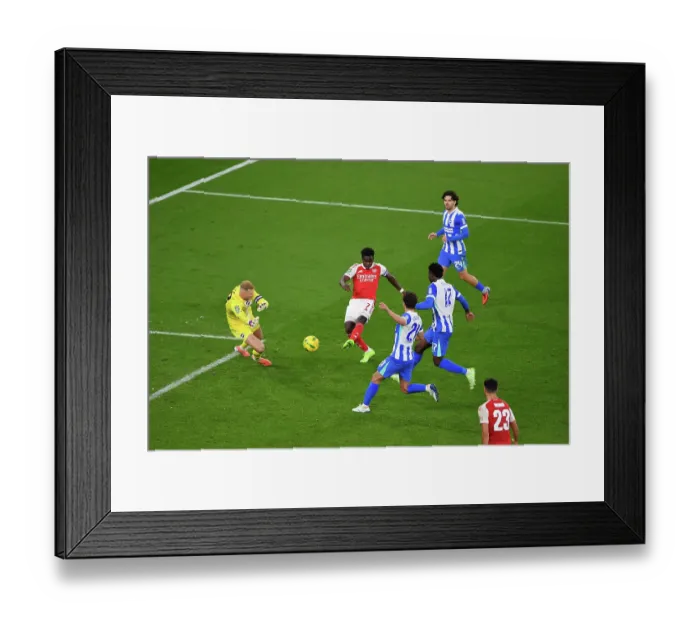 Framed Print : Arsenal v Brighton & Hove Albion - Carabao Cup Fourth Round Arsenal v Brighton & Hove Albion - Carabao Cup Fourth Round