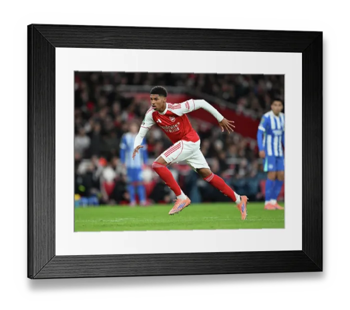 Framed Print : Arsenal v Brighton & Hove Albion - Carabao Cup Fourth Round Arsenal v Brighton & Hove Albion - Carabao Cup Fourth Round