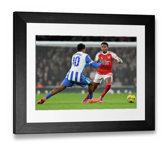 Framed Print : Arsenal v Brighton & Hove Albion - Carabao Cup Fourth Round
