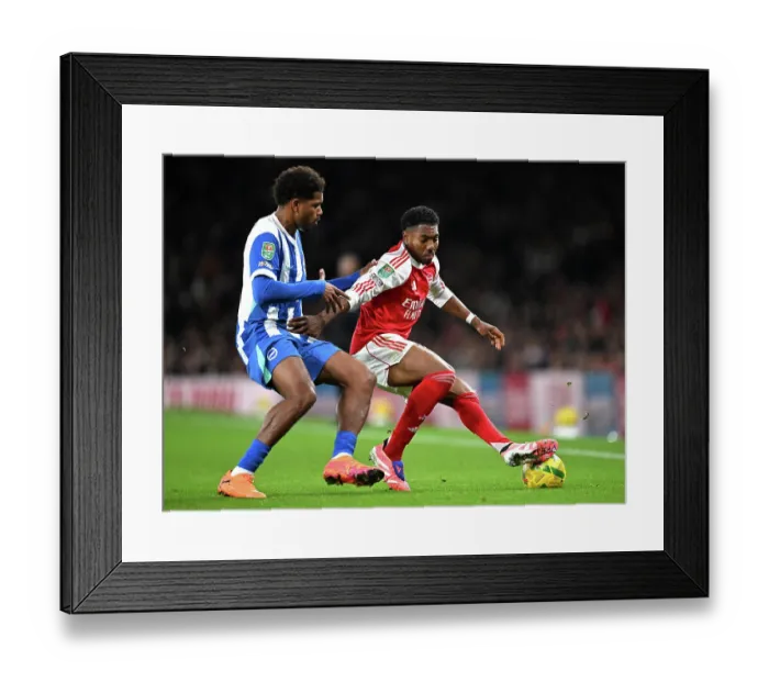 Framed Print : Arsenal v Brighton & Hove Albion - Carabao Cup Fourth Round