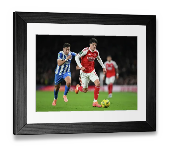 Framed Print : Arsenal v Brighton & Hove Albion - Carabao Cup Fourth Round