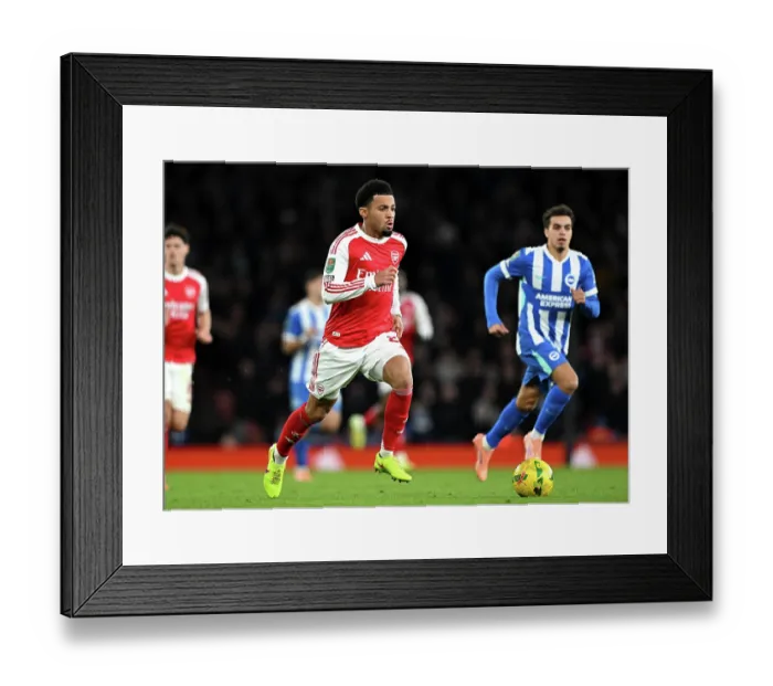 Framed Print : Arsenal v Brighton & Hove Albion - Carabao Cup Fourth Round