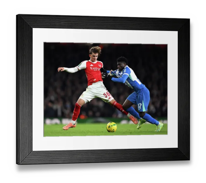 Framed Print : Arsenal v Brighton & Hove Albion - Carabao Cup Fourth Round