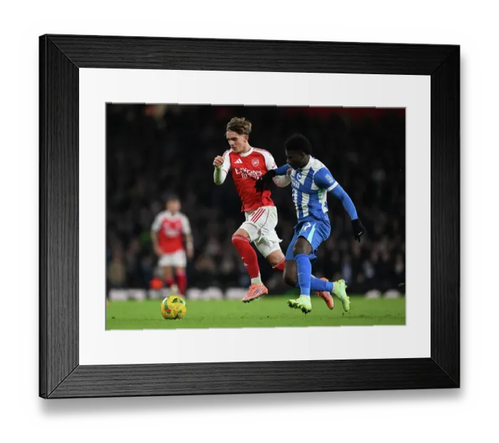 Framed Print : Arsenal v Brighton & Hove Albion - Carabao Cup Fourth Round Arsenal v Brighton & Hove Albion - Carabao Cup Fourth Round