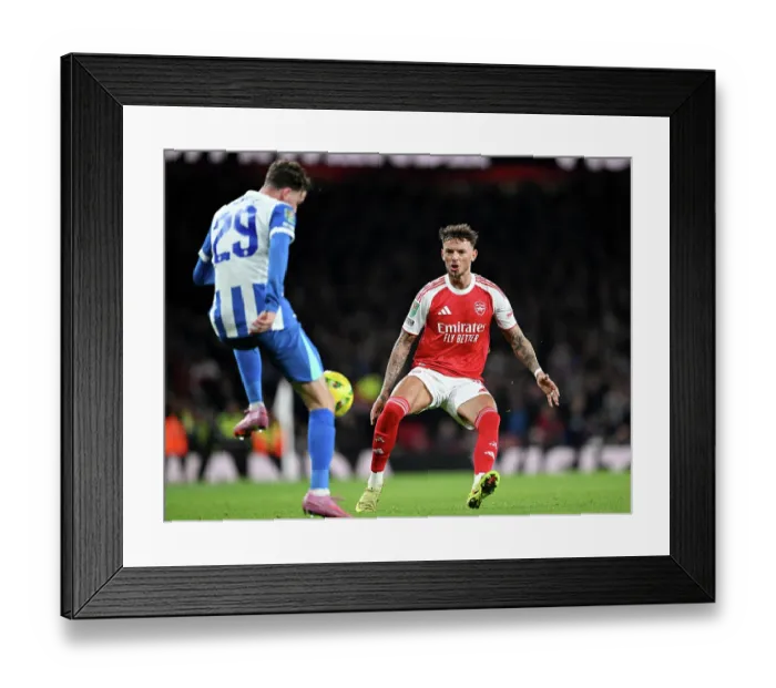 Framed Print : Arsenal v Brighton & Hove Albion - Carabao Cup Fourth Round Framed Print : Arsenal v Brighton & Hove Albion - Carabao Cup Fourth Round