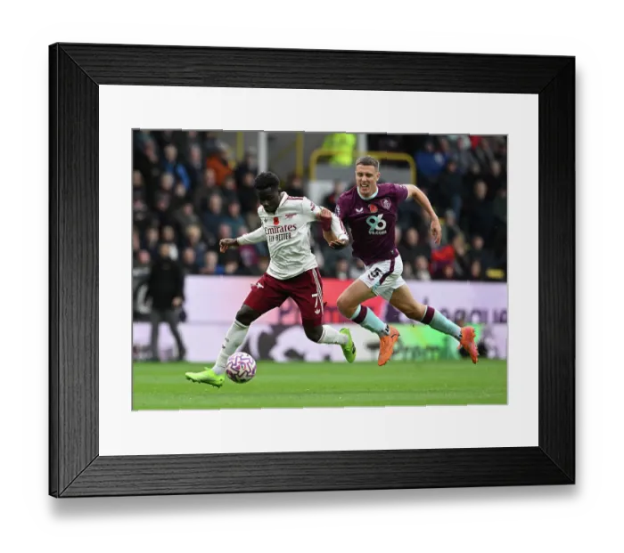 Framed Print : Burnley v Arsenal - Premier League